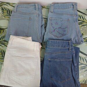 BUNDLE Walmart High Rise Skinny Jeans Sz 1-3